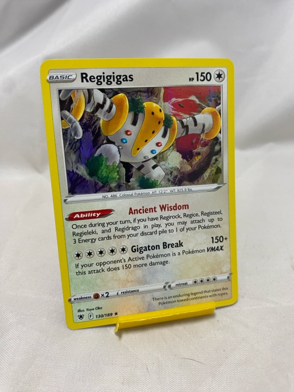 Pokemon Regigigas 130/189 Astral Radiance Holo Rare Holo NM